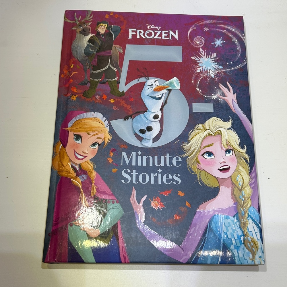 (2) Disney Hardcover 5 Minute Storybook Stories Disney Pixar & Frozen - Picture 3 of 15